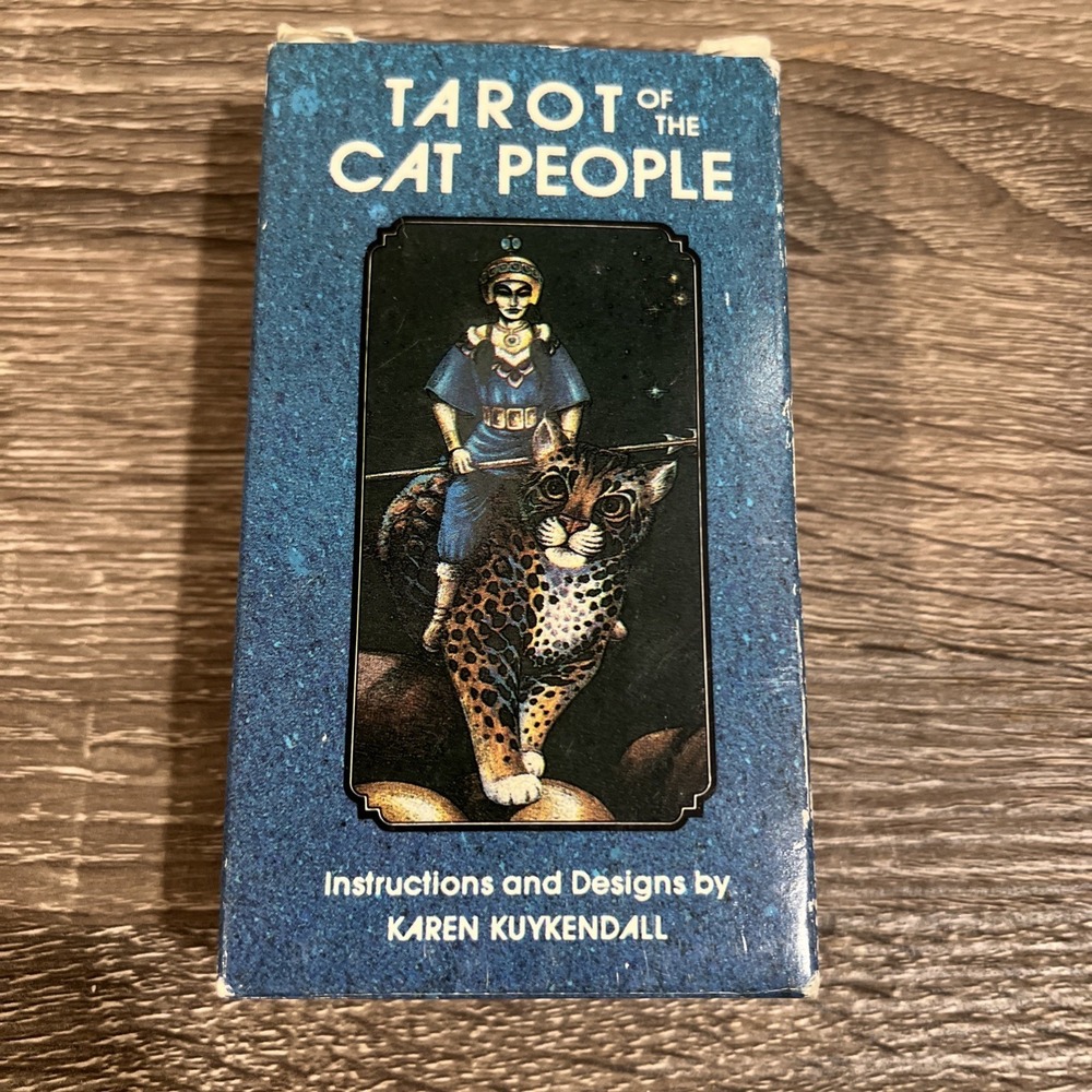 Tarot of the Cat People Card Deck Karen Kuykendall 1985 US Games Complete